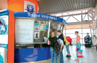 国外标识案例欣赏 海牙旅游咨询中心信息亭的视觉叙事